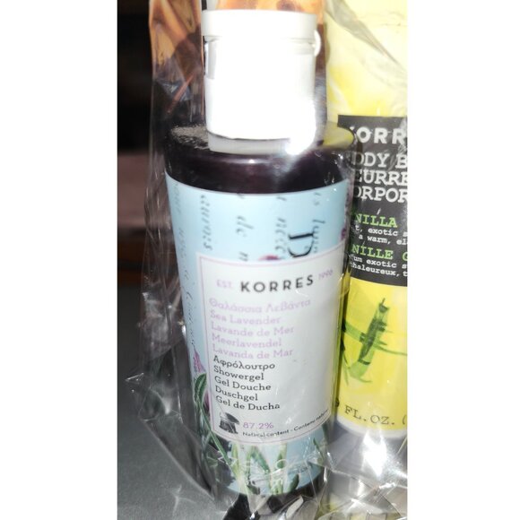 Korres Vanilla Guava & Bergamot Pear Body Butters & Sea Lavender Shower Gel Kit - Picture 6 of 6